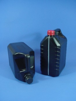 5 Liter Ölkanister, PE, schwarz, 140g