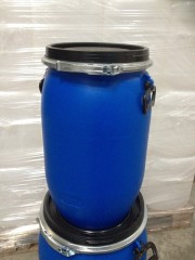 30 Liter SDFass, PE, blau, rund, 1,8kg